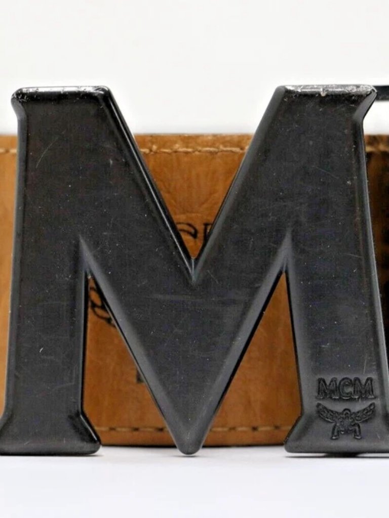 Mcm Claus M Reversible Belt In Visetos 1.75" In Visetos